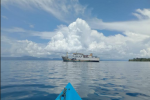 Kapal KM Nusantara tabrak karang raja ampat